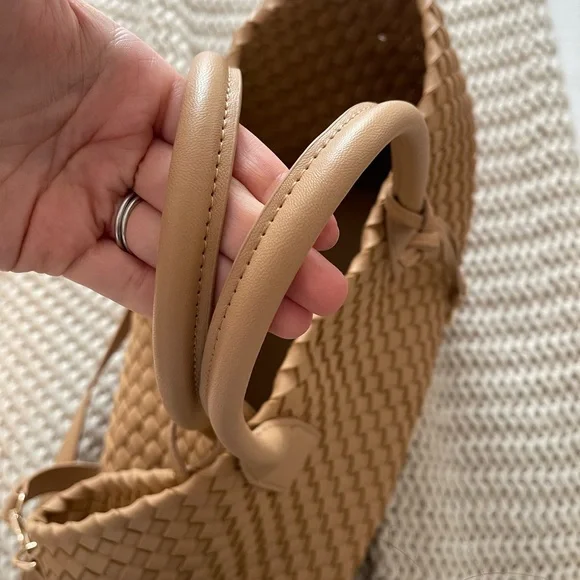 Anne Klein Woven Tote - Picture 6 of 8